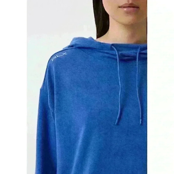 NEW! RLX Golf Ralph Lauren Women's S Logo Long Sleeve Hoodie NWT $168 - Picture 4 of 4